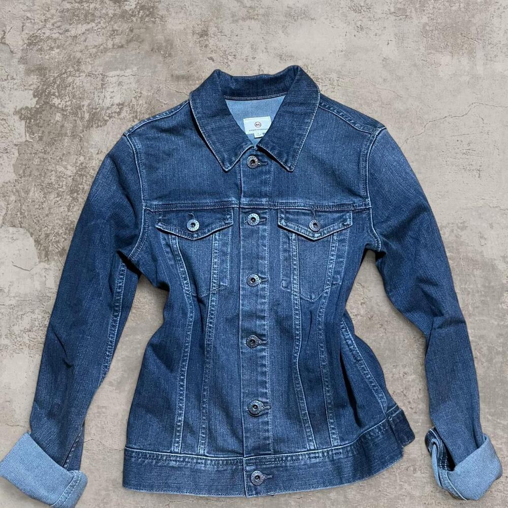 AG Adriano Goldschmmied Dark Blue Denim Jacket